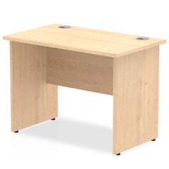 Impulse 1000 x 600mm Straight Desk Maple Top Panel End Leg MI002471 DD