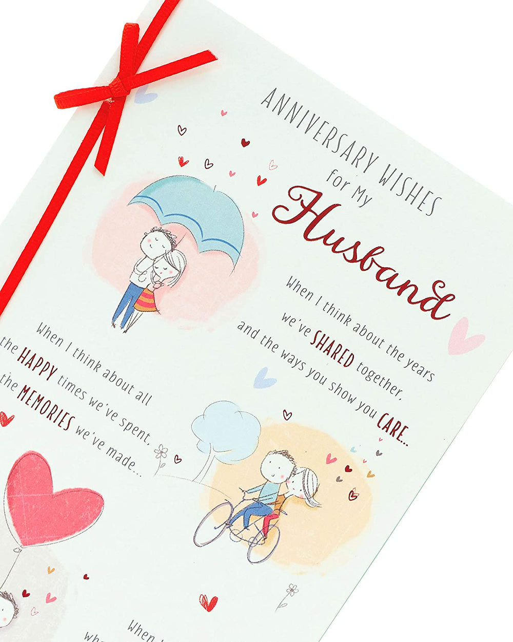Husband Wishes Wedding Anniversary Card