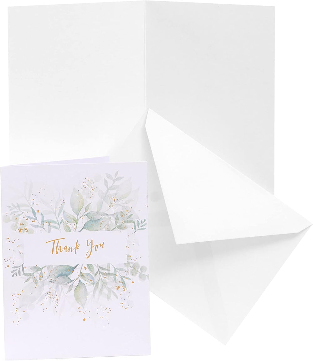 Botanical Designs Multipack of 10 Thank You Cards
