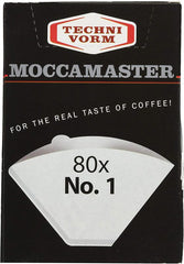 Moccamaster Coffee Paper Filter Number 1 80 Pieces