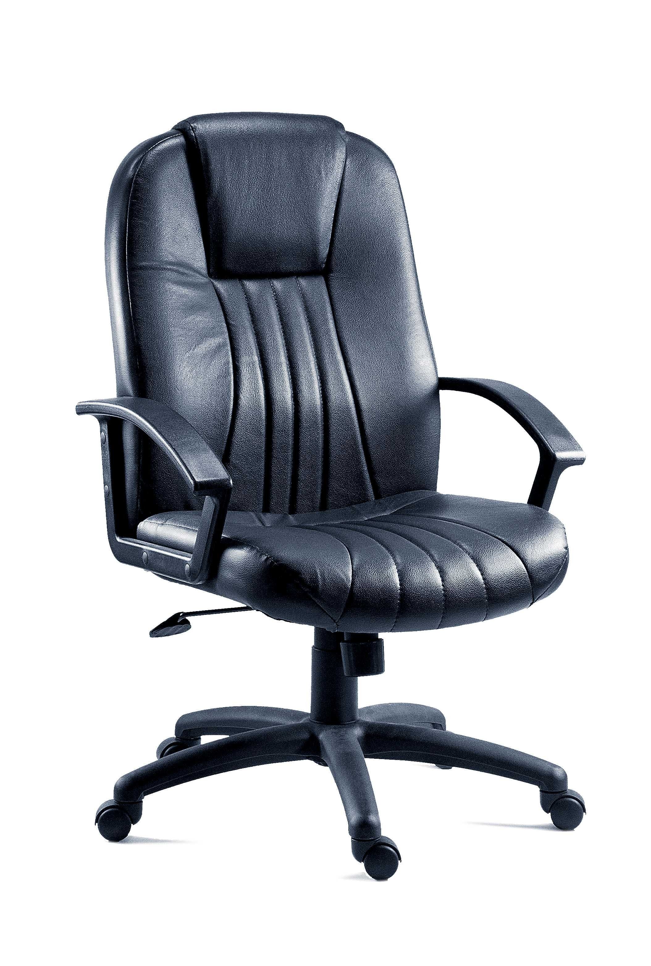 City Bonded Leather Faced Executive Office Chair Black - 8099 DD