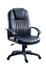 City Bonded Leather Faced Executive Office Chair Black - 8099 DD