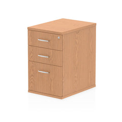 Dynamic Impulse 600mm Deep Desk High Pedestal Oak I000777 DD