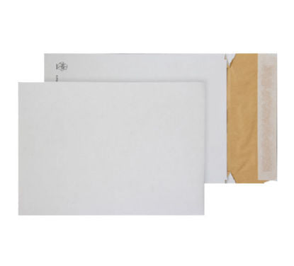 Blake Packaging Envelopes C4 White Pocket Peel and Seal Padded Eco Cushion 50mm Gusset 140gsm 324x229x50mm (Pack 100) - EPC4