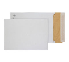 Blake Packaging Envelopes C4 White Pocket Peel and Seal Padded Eco Cushion 50mm Gusset 140gsm 324x229x50mm (Pack 100) - EPC4
