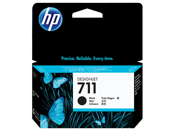 HP 711 Black Standard Capacity Ink Cartridge 38 ml - CZ129A