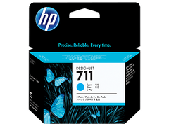 HP 711 Cyan Standard Capacity Ink Cartridge Multipack 3 x 29 ml (Pack 3) - CZ134A