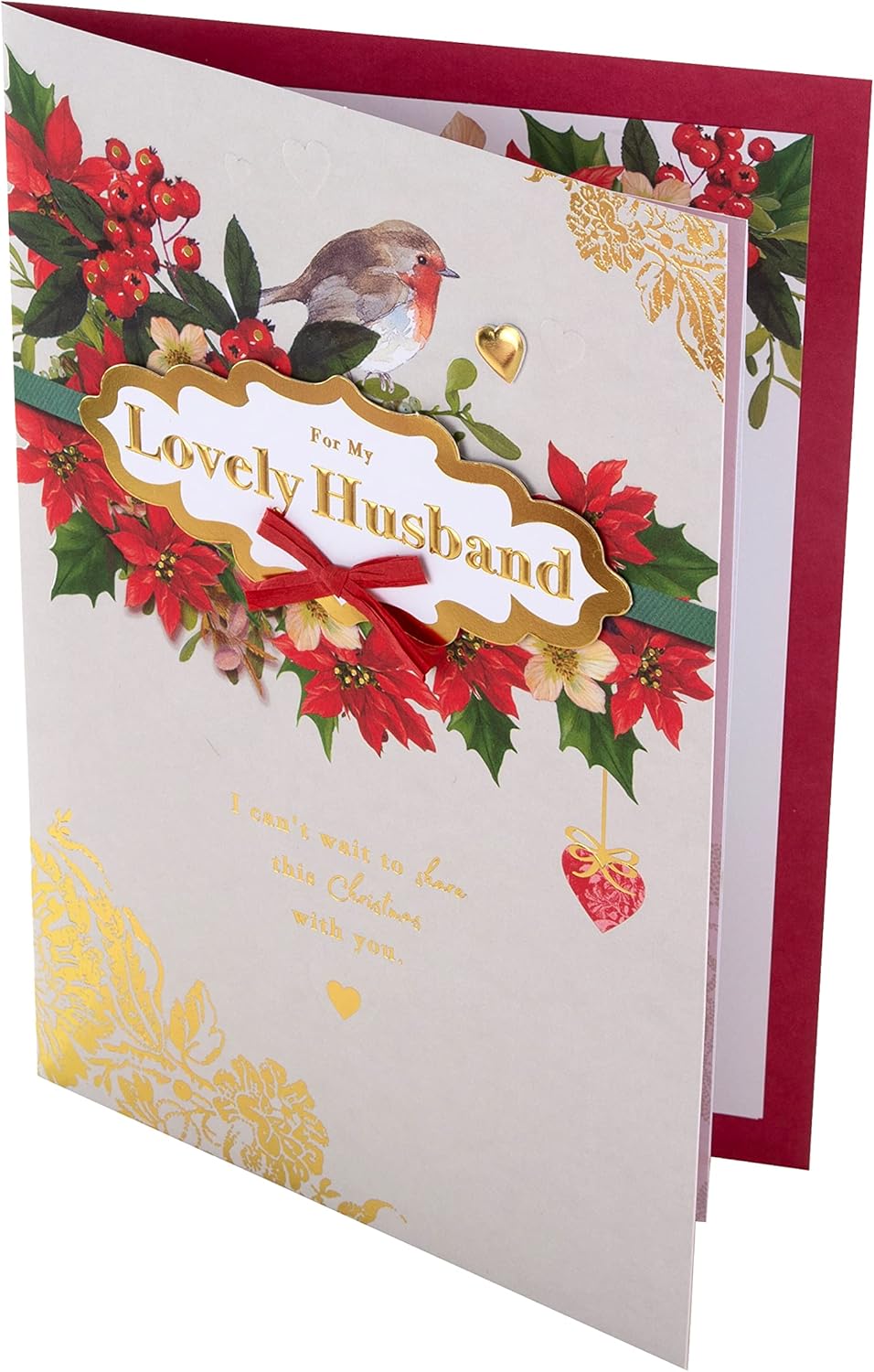 Husband Open Christmas Card – Heartfelt Festive Greeting