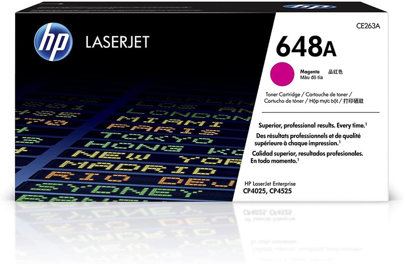 HP 648A Magenta Standard Capacity Toner 11K pages for HP Color LaserJet Enterprise CM4540/CP4025/CP4525