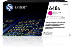 HP 648A Magenta Standard Capacity Toner 11K pages for HP Color LaserJet Enterprise CM4540/CP4025/CP4525