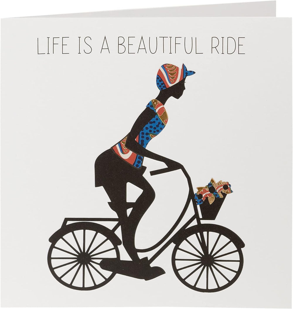 Kindred X Afrotouch - Life Is A Beautiful Ride - Greetings Card