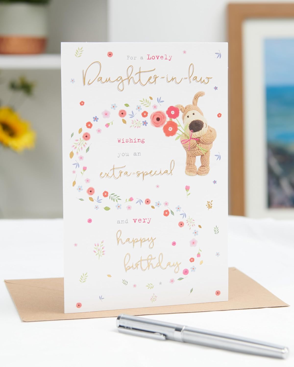 Boofle Birthday Card for Daughter-In-Law - Cute Design