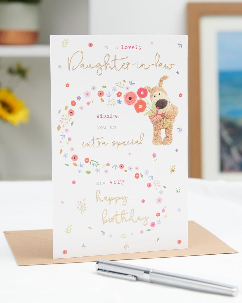 Boofle Birthday Card for Daughter-In-Law - Cute Design