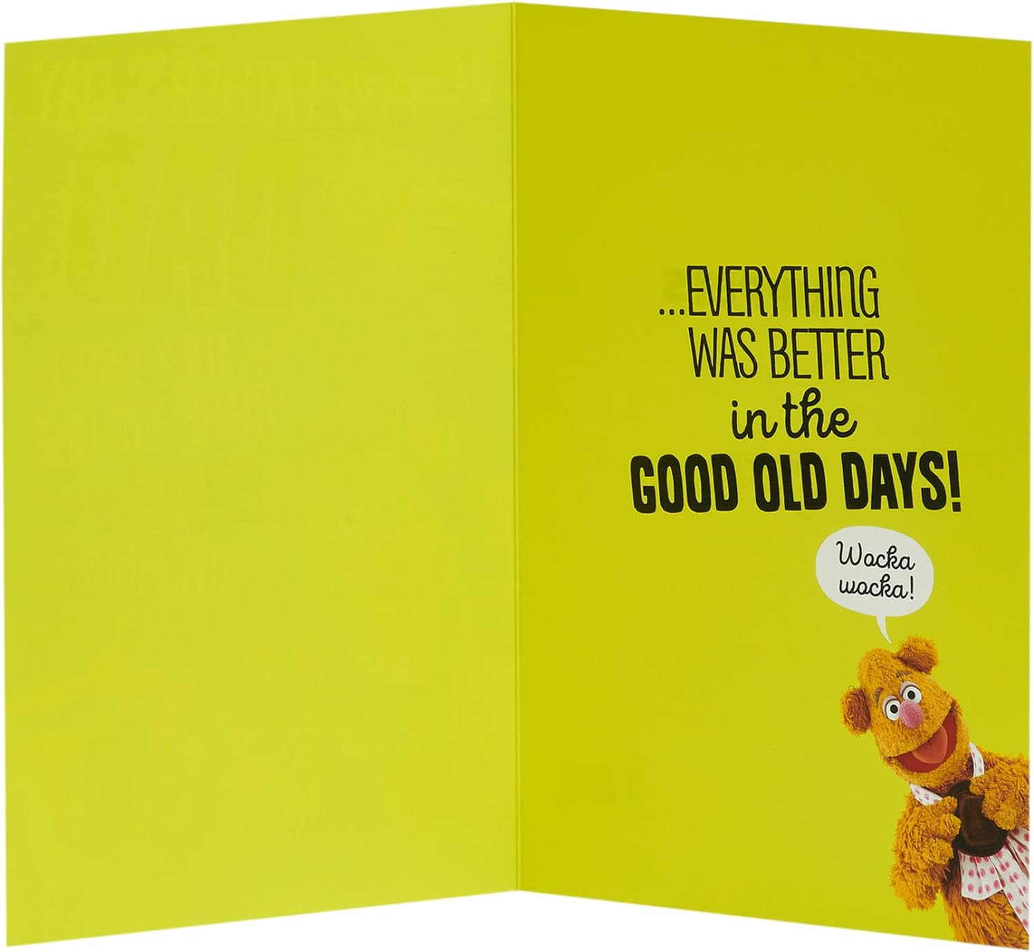Disney The Muppets Father's Day Card For Dad With Envelope - Fun Design