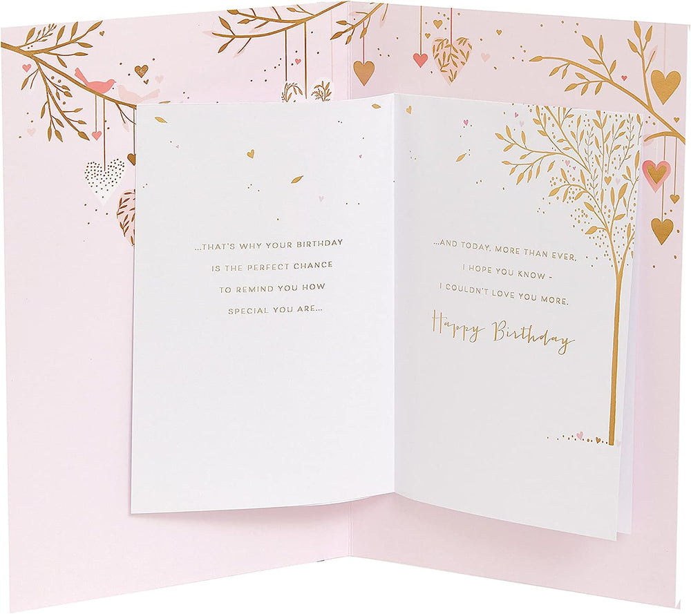 Heart Tree Wife Birthday Card