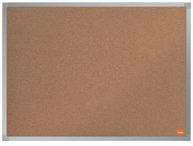 Nobo Essence Cork Noticeboard Aluminium Frame 600x450mm 1915460