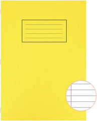Silvine Exercise Book Ruled and Margin 80 Pages A4 Yellow Ref EX109