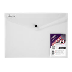 Snopake Lite Polyfile Wallet File Polypropylene A4 Clear (Pack 5) - 15412