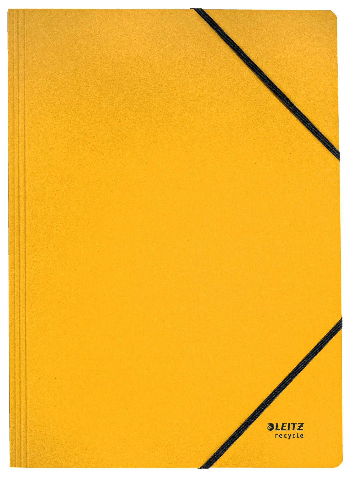 Leitz Recycle Card Folder With Elastic Band Closure A4 Yellow 39080015