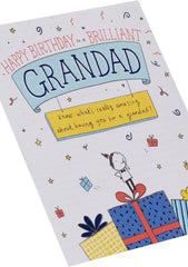 UK Greetings Birthday Card for Grandad - Sketch Design