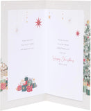 UK Greetings Christmas Card for Husband - Cosy Fireplace Design