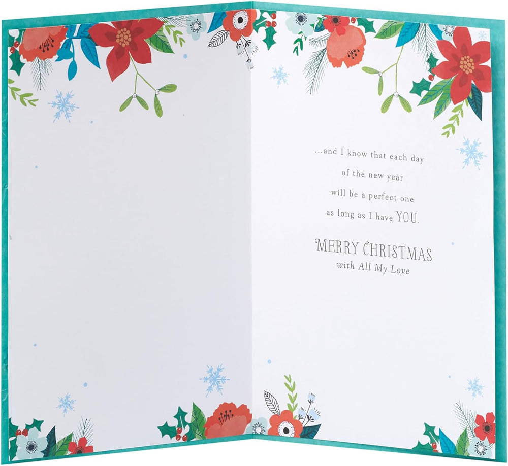 UK Greetings Wife Christmas Card – Heartfelt Festive Design