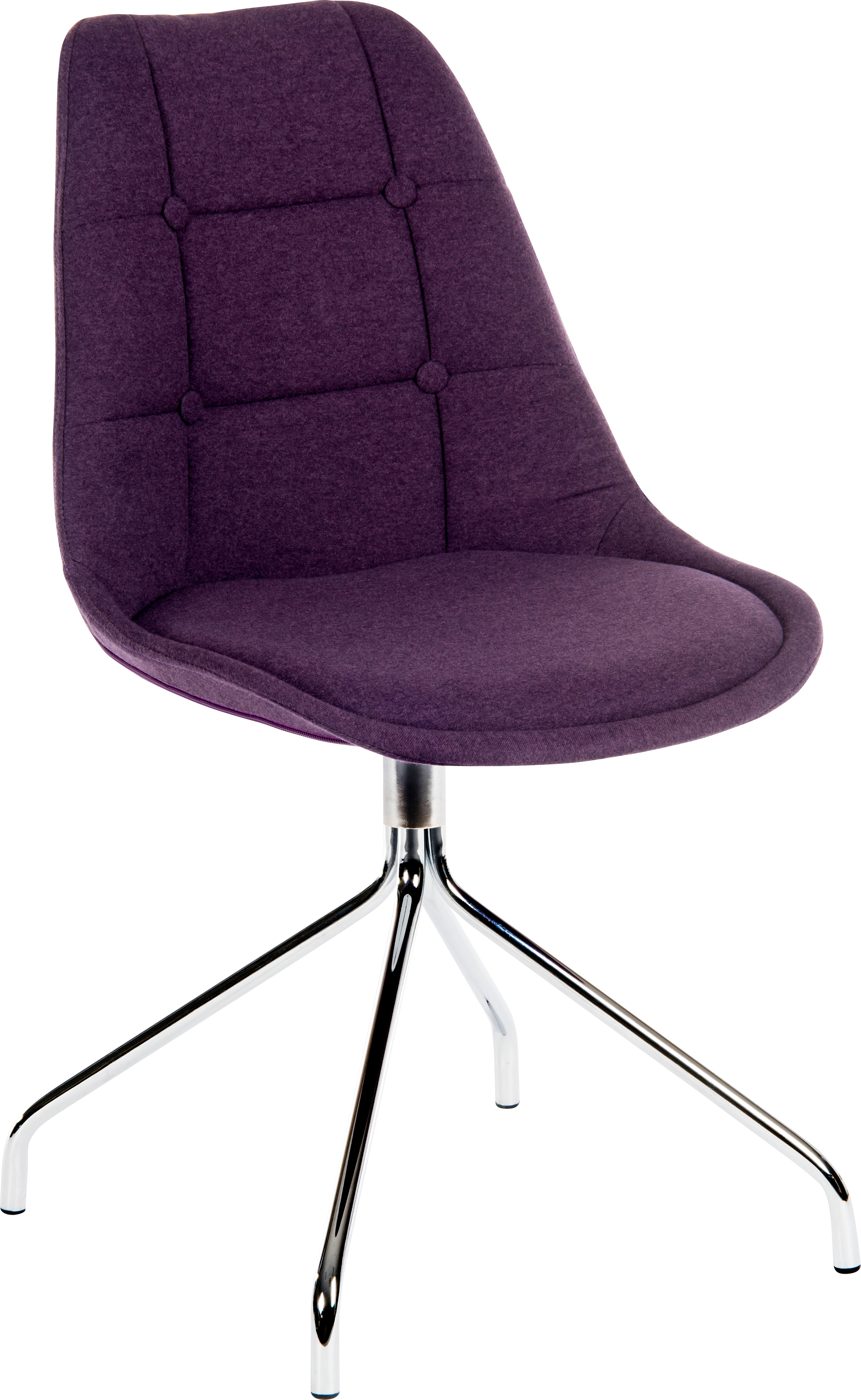 Breakout Upholstered Reception Chair Plum (Pack 2) - 6930PLUM DD