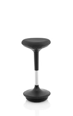 Sitall Deluxe Visitor Stool Black Fabric Seat BR000303 DD