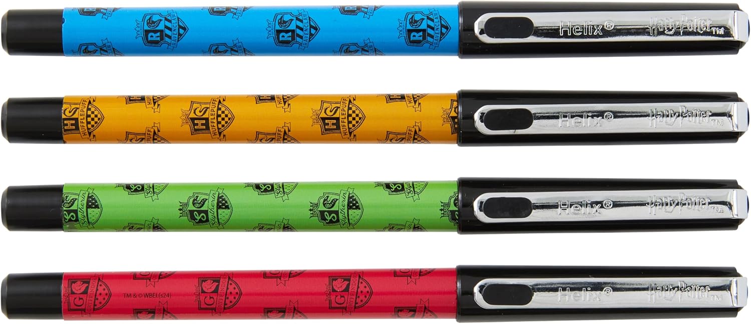 Helix Harry Potter Black Ink Pens – Pack of 4