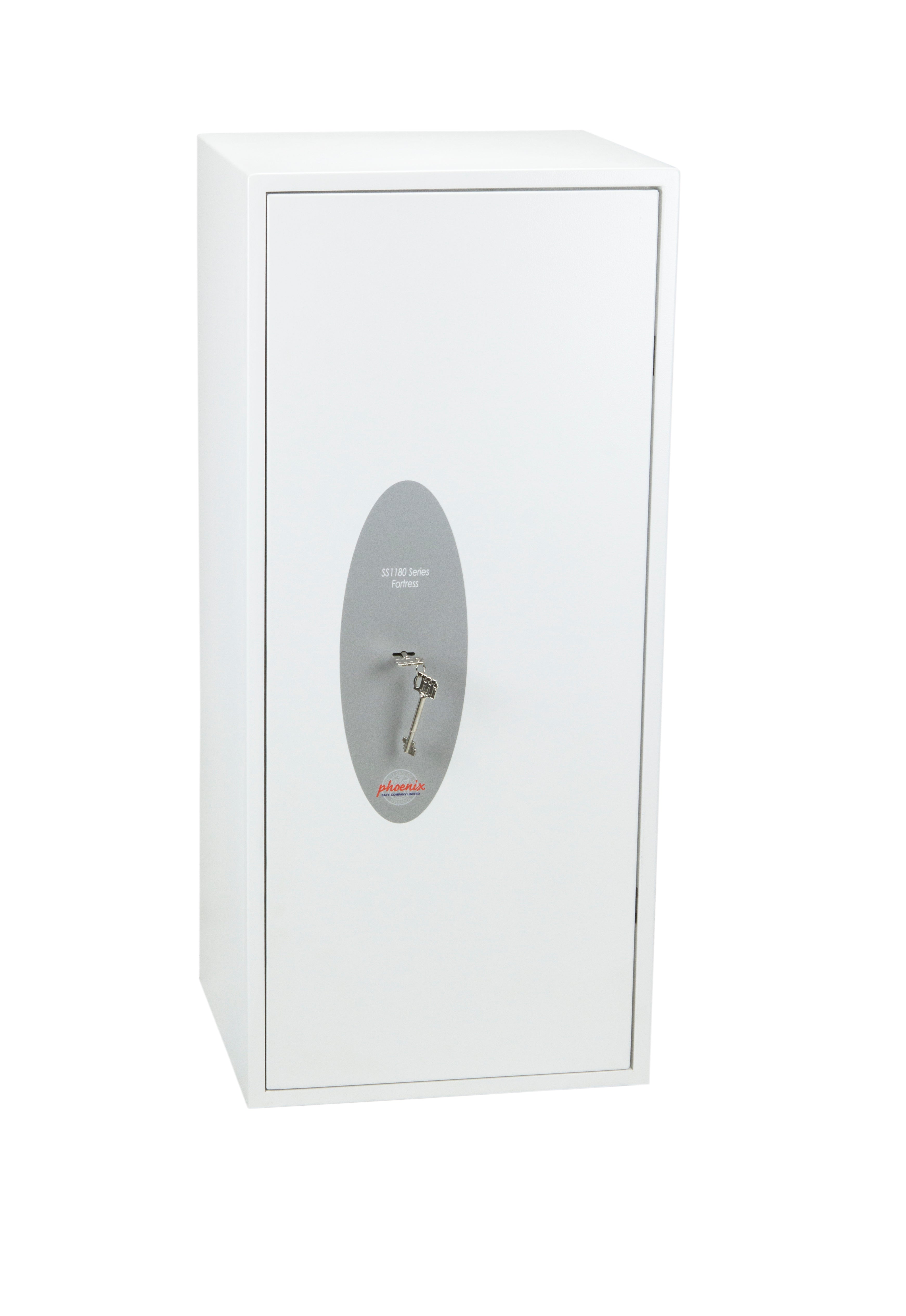 Phoenix Fortress Size 5 S2 Security Safe Key Lock White SS1185K DD