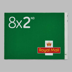 Royal Mail 2nd Class Stamp Book – Pack of 8 Self-Adhesive Stamps for UK Standard Mail